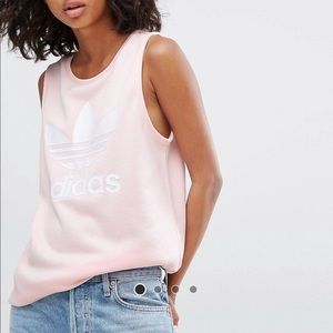 Adidas Trefoil Oversized Light Pink Tank